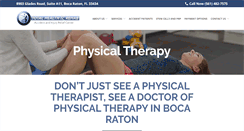 Desktop Screenshot of bocaratonphysicaltherapist.com